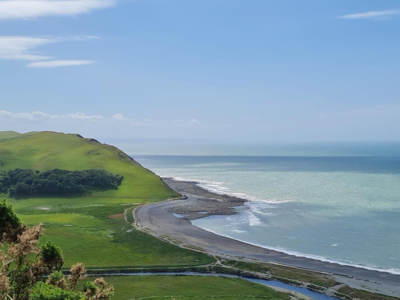 Spacious Luxury Escape With Sea Views And Pet Friendly At Clarach Bay Aberystwyth Esterno foto