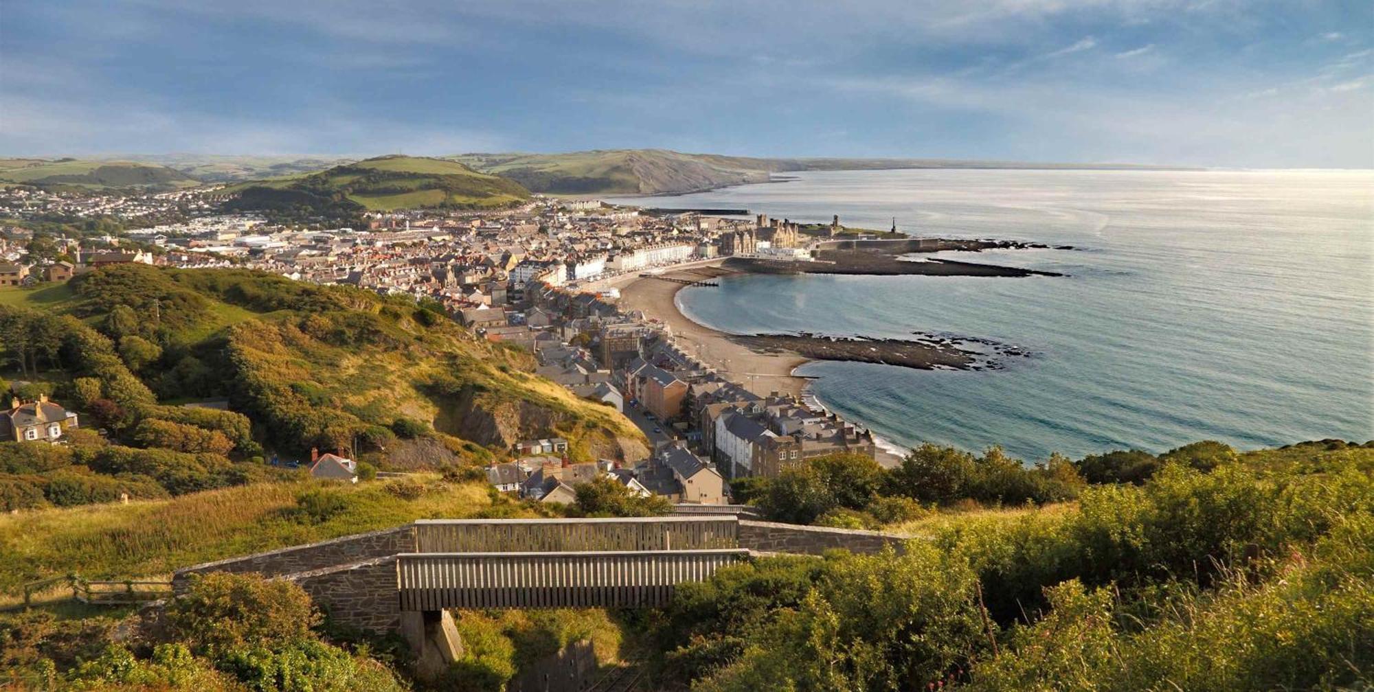 Spacious Luxury Escape With Sea Views And Pet Friendly At Clarach Bay Aberystwyth Esterno foto