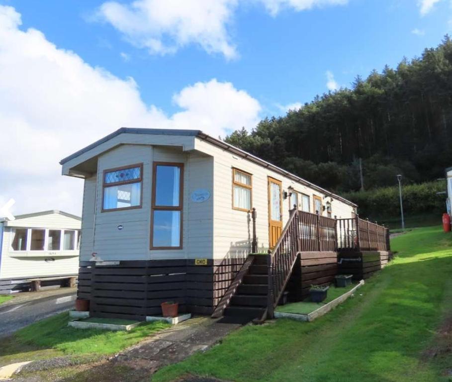 Spacious Luxury Escape With Sea Views And Pet Friendly At Clarach Bay Aberystwyth Esterno foto