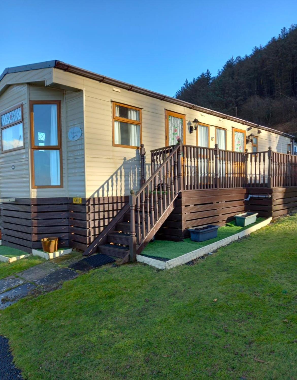 Spacious Luxury Escape With Sea Views And Pet Friendly At Clarach Bay Aberystwyth Esterno foto